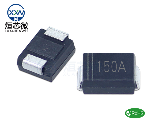 P6SMB150A參數,TVS二極管P6SMB150A瞬態(變)抑制二極管